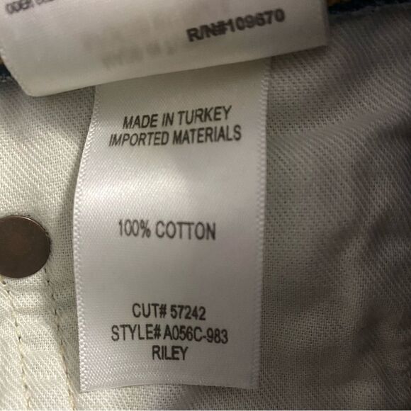 Agolde Riley Mid rise  Straight Leg Ankle jeans - Picture 15 of 15